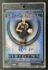 2023 Panini Origins WNBA A'ja Wilson Universal Autographs Auto Black One of 1/1