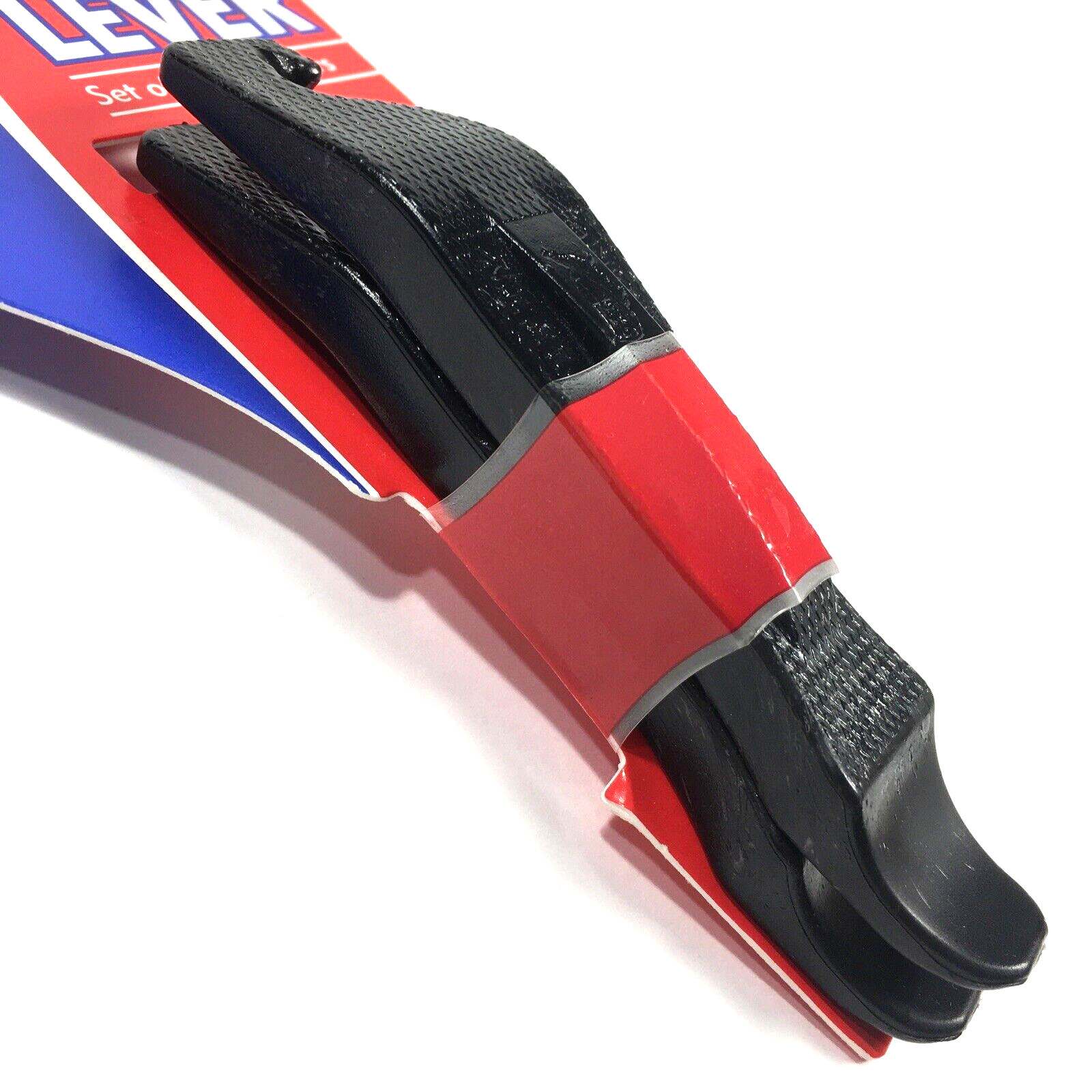 BIKE TIRE LEVERS New SET OF 2 Easy Grip Bicycle Lever Black Plastic Made in USA