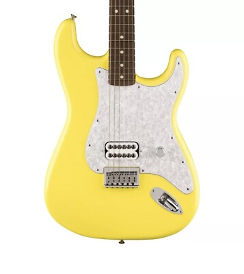 New/Unopened Fender Tom DeLonge Stratocaster Electric Guitar - Graffiti Yellow