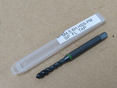 YG1 M4,5 x 0,75 metrisch grob Pulver Metall Spiralflöte INOX Maschinengewindebohrer für SS