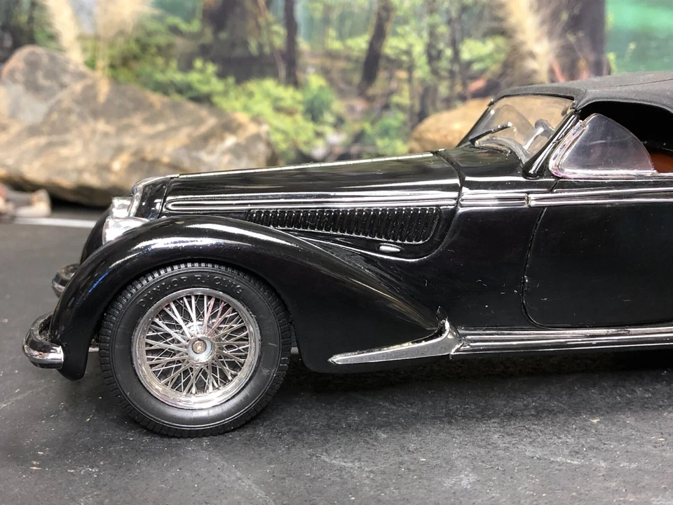 Coche diecast Franklin 1:24 como nuevo NEGRO 1937 ALFA ROMEO 2900B BAJO #0144/2500 COMO ESTÁ Foto 2 de 4
