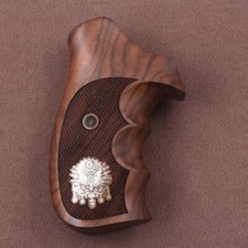 KSD Brand SW N Frame Round Butt Compatible Walnut Grips
