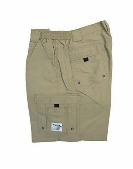 Bimini Bay Cargo Shorts Men 40 XL Black Boca Grande II Nylon - Foto 5