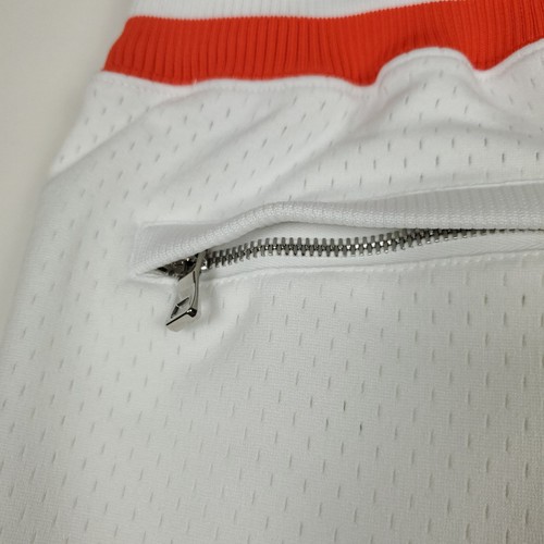 Just Don Miami Heat Mitchell & Ness XL XLarge Jersey Shorts NBA White NWT - Picture 10 of 12