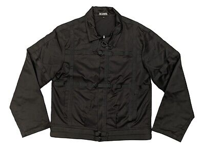 Raf Simons Autumn Winter 2002 2003 Black Jacket Y2K: Large Raf Simons Autumn Winter 2002 2003 Black Jacket Y2K: Large