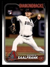 2024 Topps #406 Andrew Saalfrank Arizona Diamondbacks RC