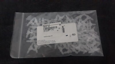 (90) Lot-Bag of 90 Tee's 1/8'' Inch I.D.  Plastic Barbed Tee Fresh Made on 4-8-22