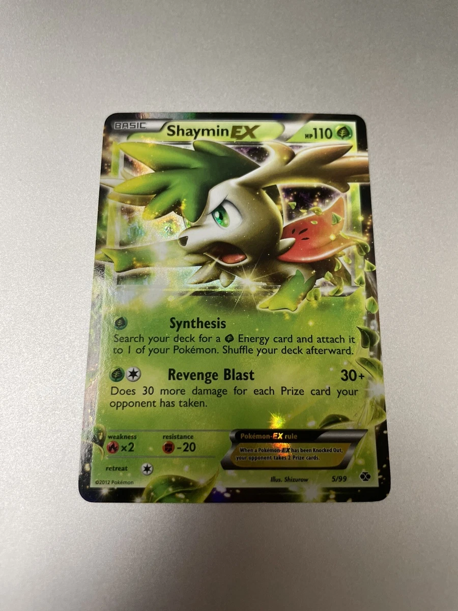 Pokemon Next Destinies Ultra Rare Card - Shaymin EX 5/99