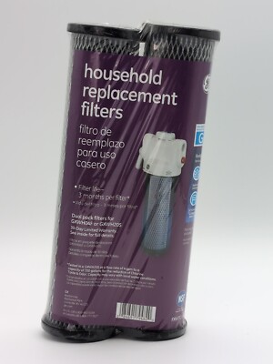 GE FXWTC Universal Whole House Replacement Water Filter Cartridge 2 PK Genuine