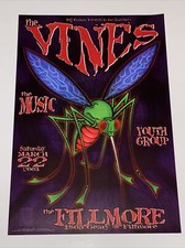 The Vines The Music Youth Group Chris Shaw Original Fillmore Concert Poster 2003