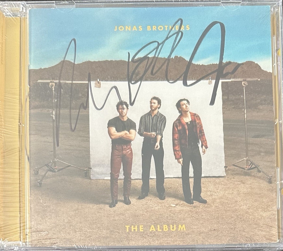 Jonas Brothers Signed CD Nick Jonas Autographed CD + JOE Jonas