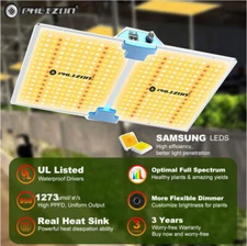 2025 Phlizon 2000W Plant LED Grow Light Full Spectrum Samsung LM281B Indoor Grow