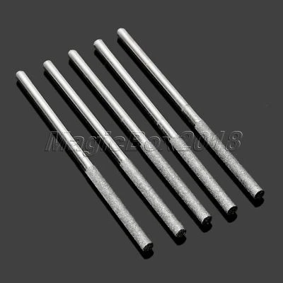 5pcs Diamond Coated Burrs Sharpening Grinding Ceramics Wood Stone Rotary Tool