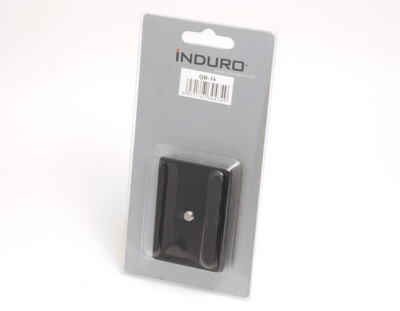 Induro Schnellwechselplatte QR-34 Quick Release Plate 1/4'' ca. 70 x 50 mm