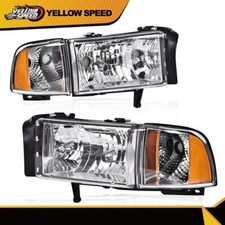 Fit For 1994-2002 Dodge Ram 1500 2500 3500 Front Headlights Corner Signal Lamp Fit For 1994-2002 Dodge Ram 1500 2500 3500 Front Headlights Corner Signal Lamp