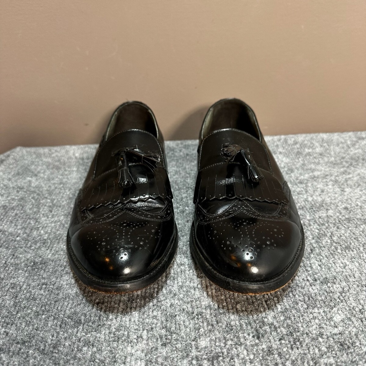 Brand new Black Hanover leather loafers Hanover USA Men main image 4