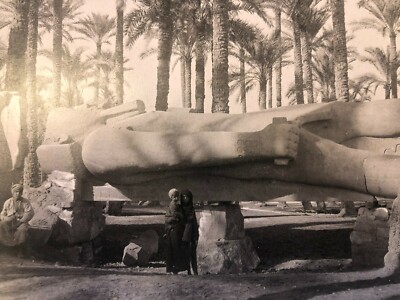 LEKEGIAN ANTIQUE EGYPT SPHINX RAMSES PHOTO CIRCA 1880 - ARMENIAN PHOTOGRAPHER 