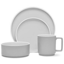 Noritake ColorTrio Slate 16Pc Dinnerware Set,...
