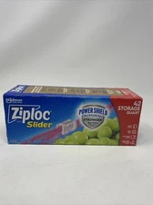 Ziploc Slider storage bags, quart, 42 ct Puncture Tears Resistant 7.8x5.8x1.8in