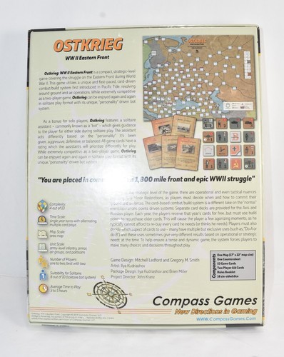 OSTKRIEG WWII EASTERN FRONT SECOND WORLD WAR COMPASS GAMES SEALED - Picture 6 of 10