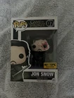 FUNKO POP Game Of Thrones BLOODY JOHN SNOW #07 Hot Topic Exclusive