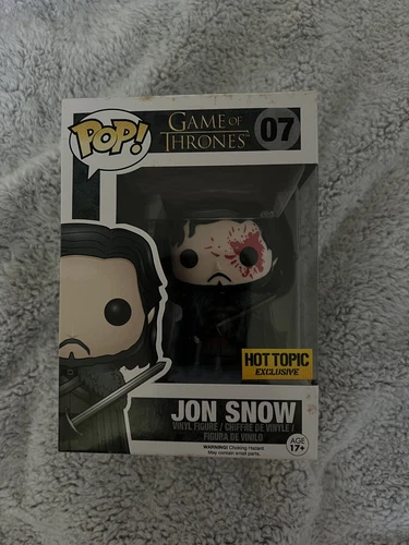 FUNKO POP Game Of Thrones BLOODY JOHN SNOW #07 Hot Topic Exclusive