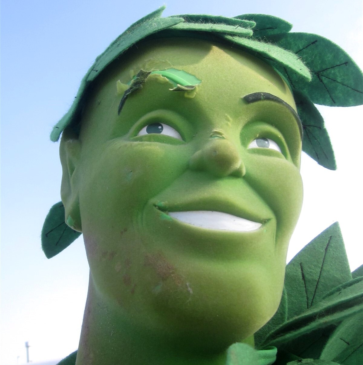 JOLLY GREEN GIANT beatup promo display 1999 grocerystore 4Foot