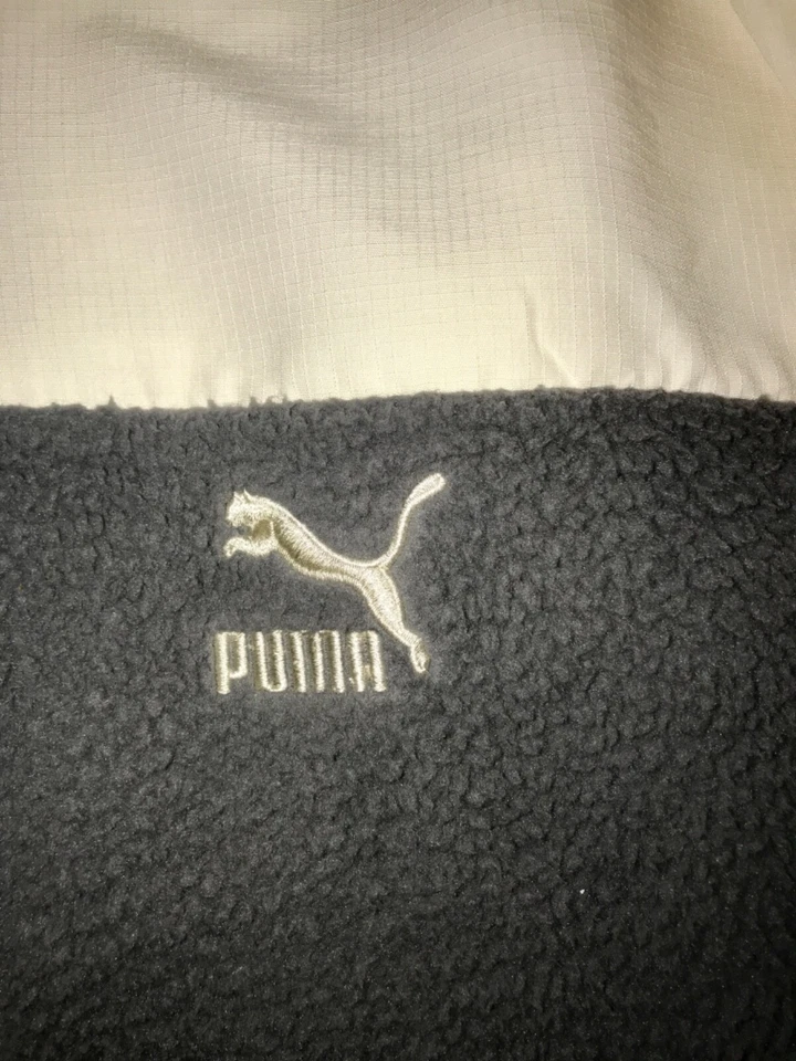 PUMA Puma XTG Trail Woven FZ Jacket White Gray Orange 596731 37 Men's Size M - Image 4 of 4