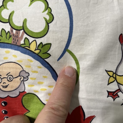 Vintage Waverly Storyteller Nursery Rhymes Cotton fabric Panel 36x 17 *READ* - Picture 6 of 20