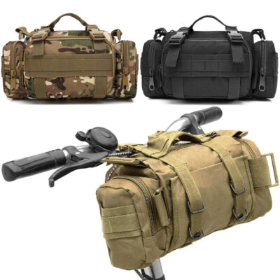 #ad Waterproof Bicycle Handlebar Bag Bike Saddle Bag Frame Rear Front Accessories $18.99