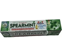 6 Tubes, SPEARMINT Herbal & Natural Toothpaste By AL-RIYAN, 7.5 oz.