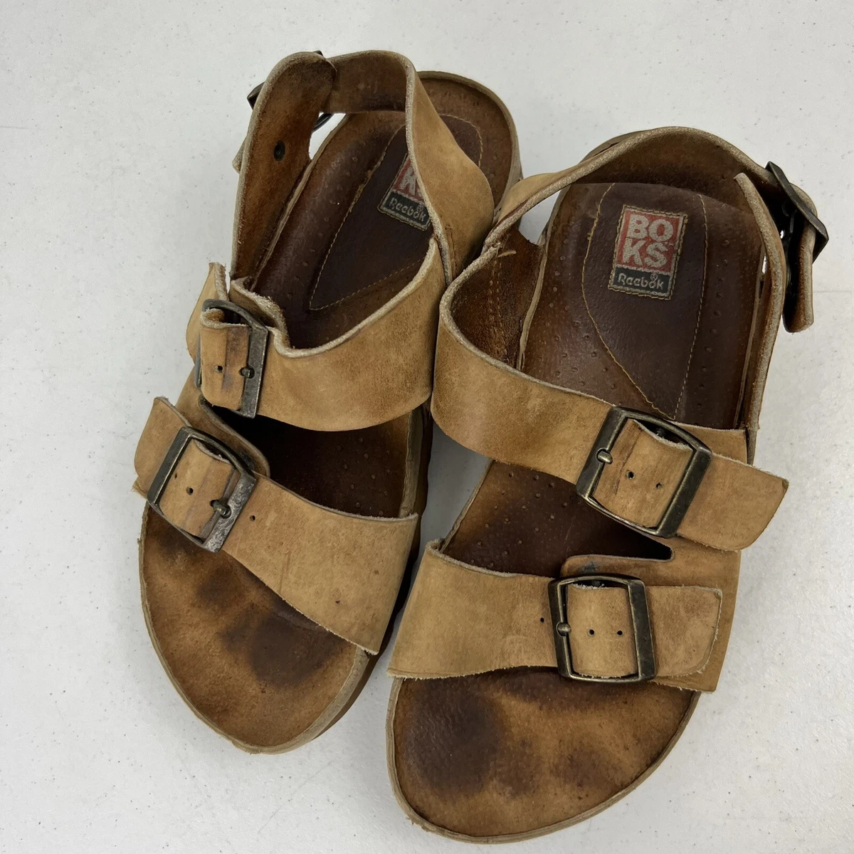 Reebok leather best sale sandals