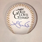 JIM EDMONDS Signed Official GOLD GLOVE Baseball Beckett Authenticated (BAS)