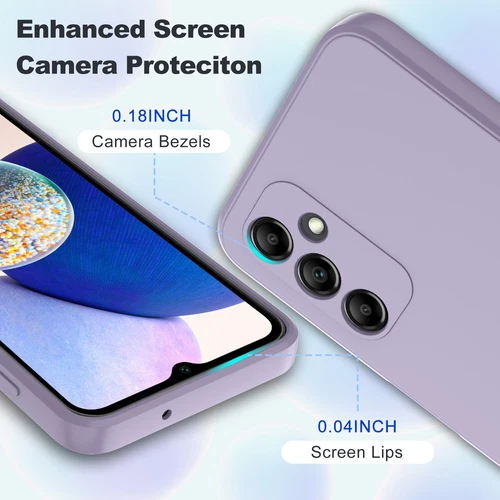 Custodia silicone antiurto telefono 5G per Samsung Galaxy A14 A15 A54 A55 A25 - Foto 22 di 56