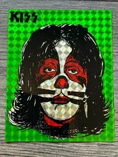 KISS PRISM STICKER Prismatic Dynasty Peter Criss 5" 1980 Vintage Kiss Aucoin C