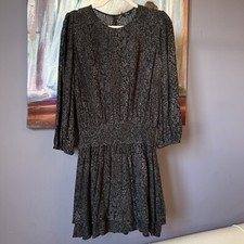 Rails Inez M Dress Slate Python Womens Dress Snake Print Mini Revolve EXCELLENT