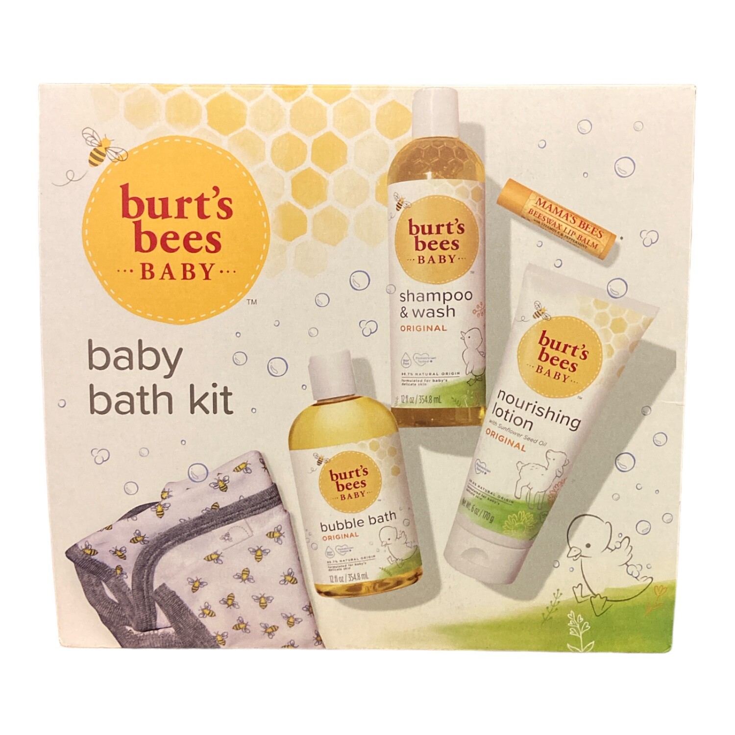 Набор для детской ванночки Burts Bees Подарочный набор из 5 предметов