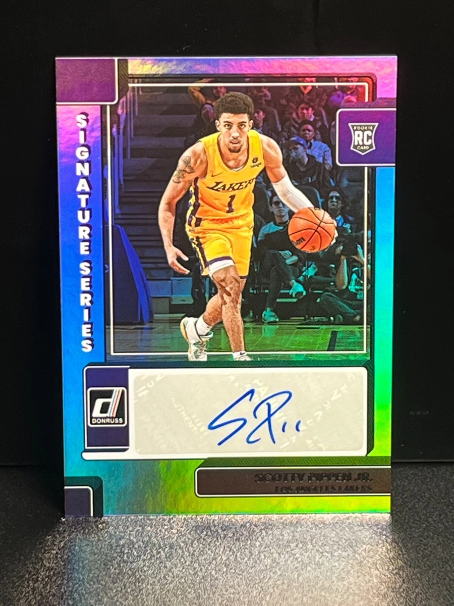 Panini Scottie Pippen Basketball Autographed Sports Trading Cards