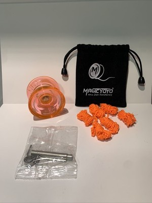 MAGICYOYO K2 Crystal Professional Finger Spin Yoyo, Responsive Yoyo Customizable