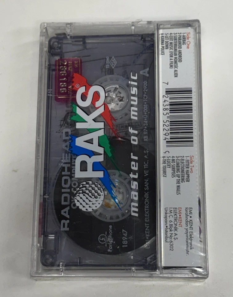 RADIOHEAD - OK COMPUTER (1997) SEALED CASSETTE MADE IN TURKEY - Image 2 of 2