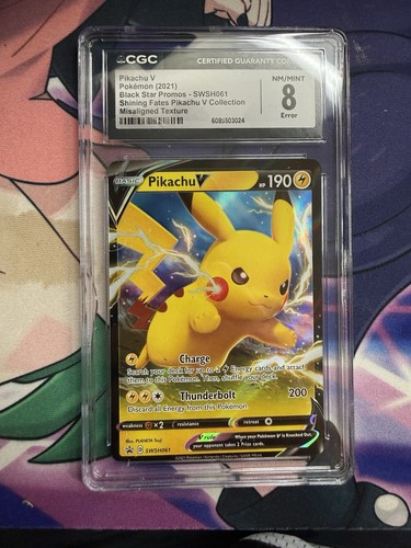 Pikachu V graded CGC 8 for sale on eBay