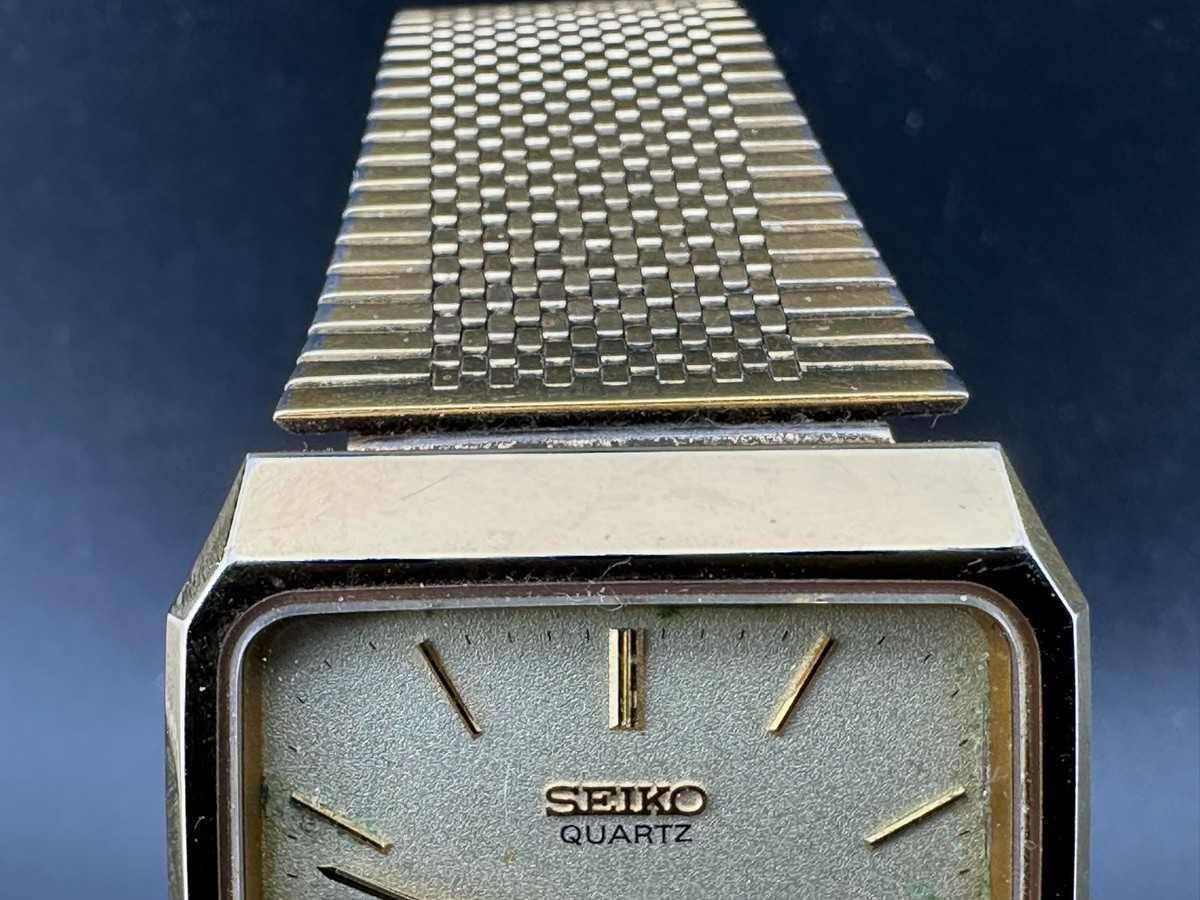 Seiko Majesta Men's Gold DIal Day Date Eng/Kanji 29mm Quartz Watch