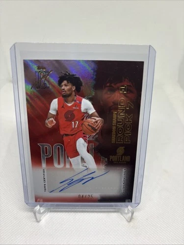 2025 Topps Signature Shaedon Sharpe Red (RAW)
