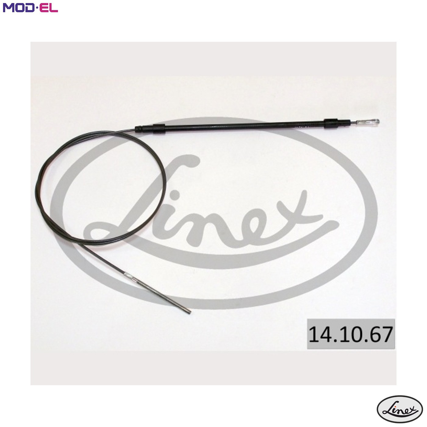 Clutch cable 14.10.67 LINEX for FIAT 126 - Image 7