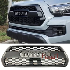 Upgrade Front Bumper Grille For 2016 - 2023 Tacoma SR5 TRD Pro W/Letters Grill