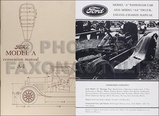 Ford Model A And Aa Chassis Engine And Body Restoration 2 Book Set 1928-1931