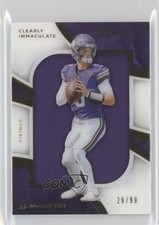 2025 Panini Immaculate Clearly Immaculate Jerseys 29/99 JJ McCarthy #CIJ-JM