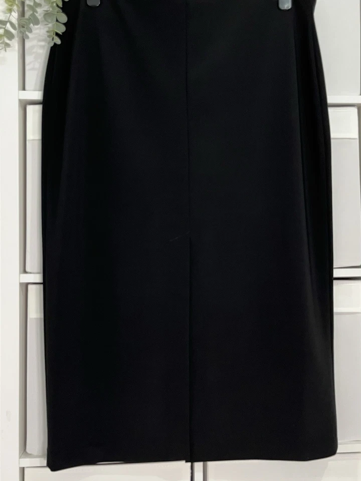 Joseph Ribkoff Maxi Skirt UK 24 Black Jersey Stretch Pull On Elasticated Waist - Image 4 of 4