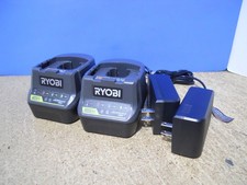 Lot of 2 Genuine RYOBI 18V P118B Battery Charger for 18 Volt ONE Li-Ion