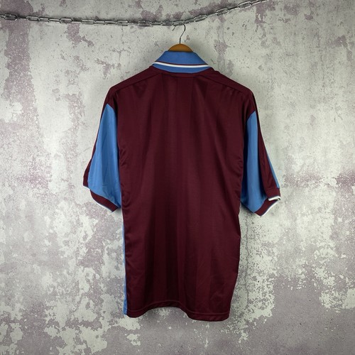 Vintage PONY West Ham United Soccer Jersey Home Rare 1998-1999 Football Shirt - Picture 2 of 13